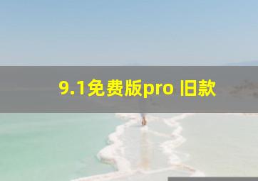 9.1免费版pro 旧款